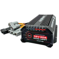 KickAss Smart 12V/24V 40A DCDC Charger with Solar MPPT, Integrated Bluetooth, Pre-Wired Anderson